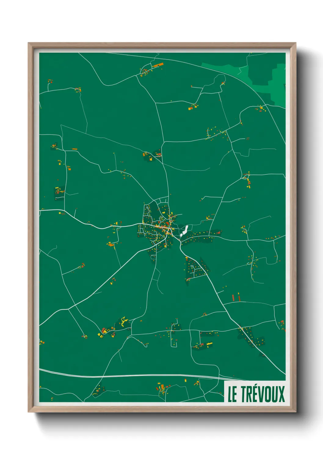 Un poster carteLe Trévoux