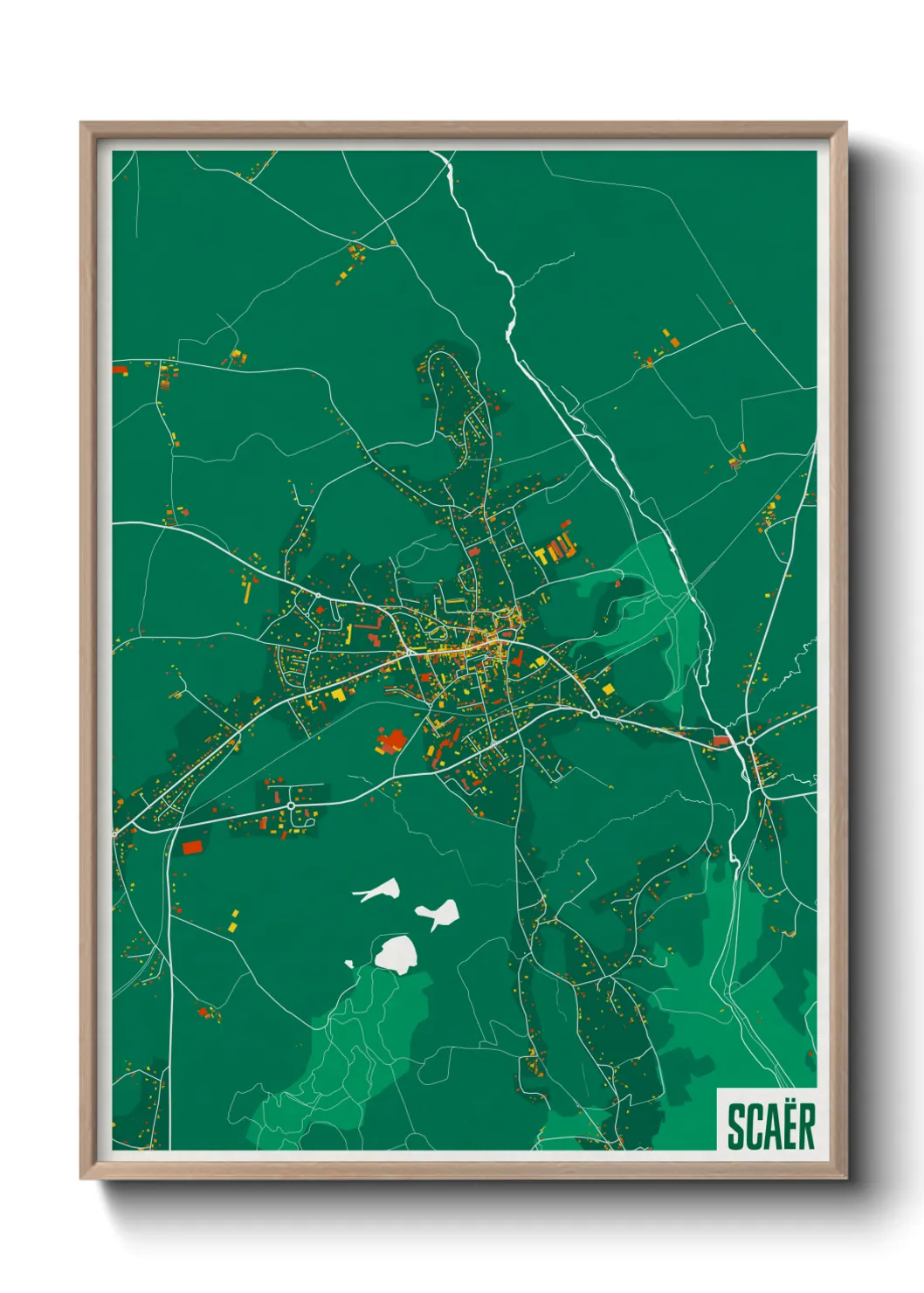 Un poster carteScaër