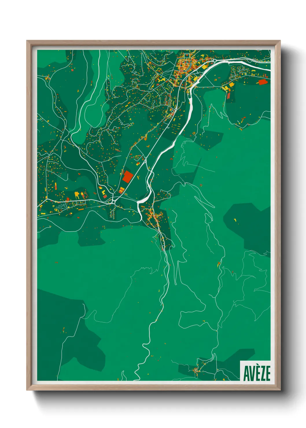 Un poster carteAvèze