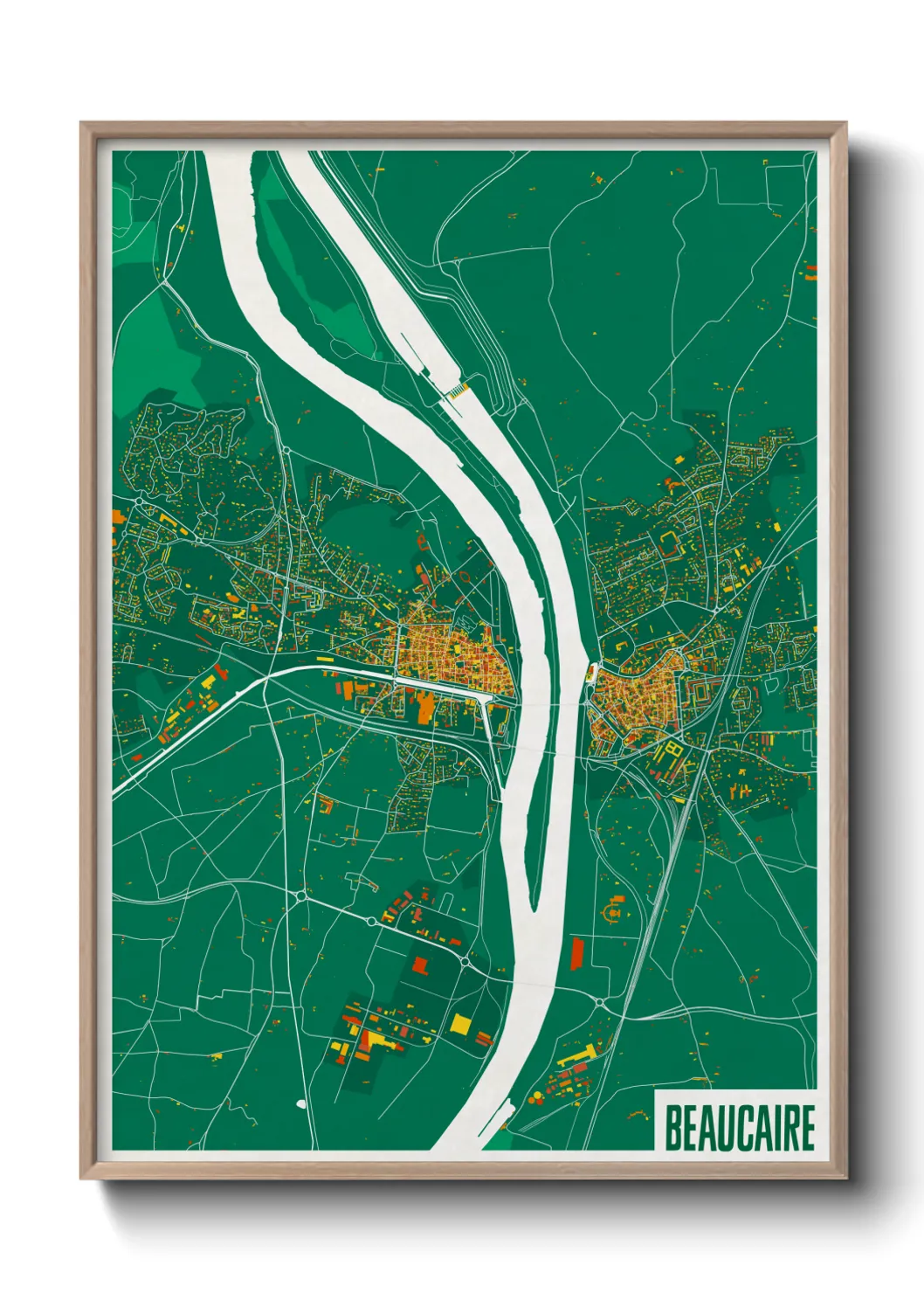 Un poster carteBeaucaire