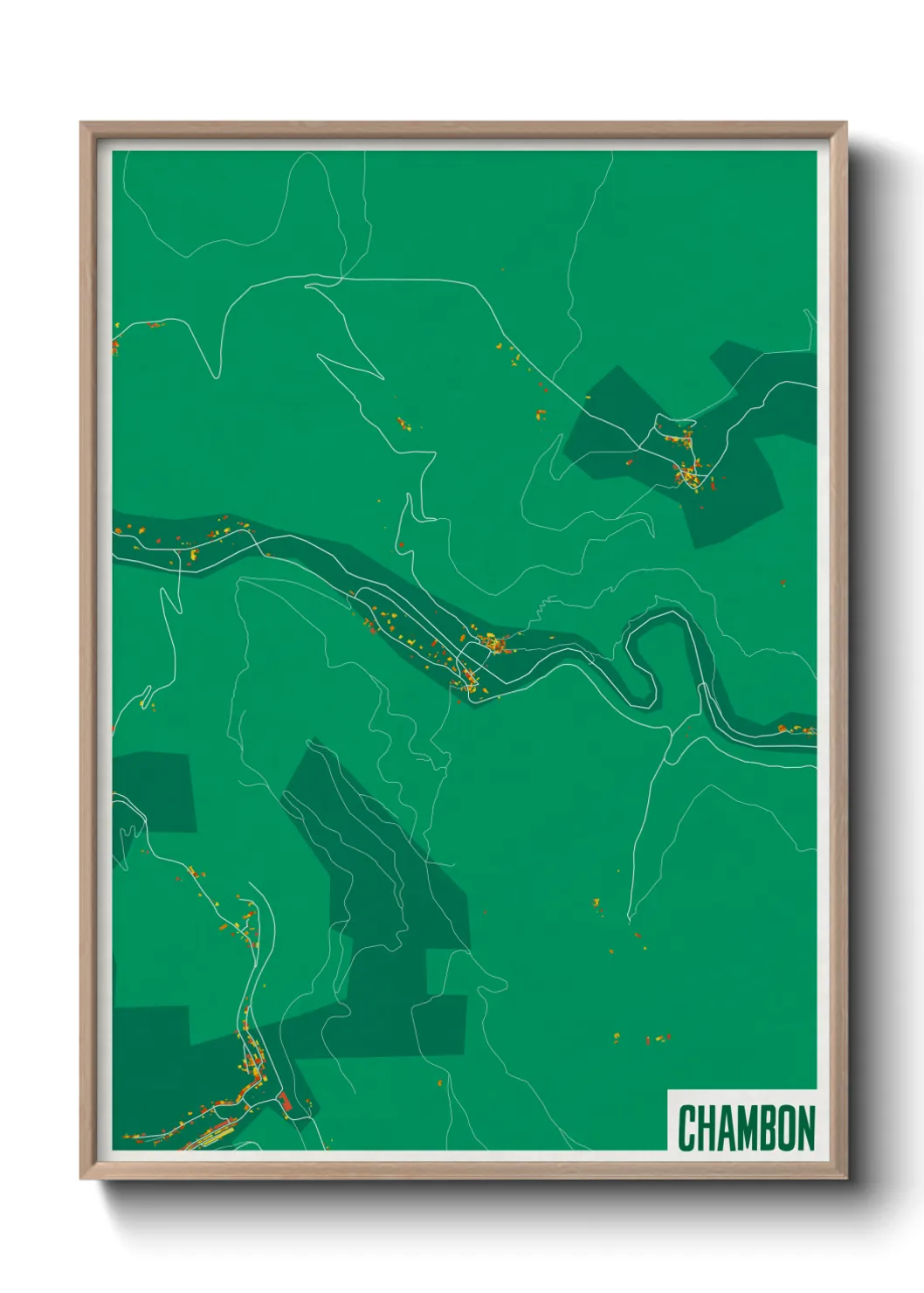 Un poster carteChambon