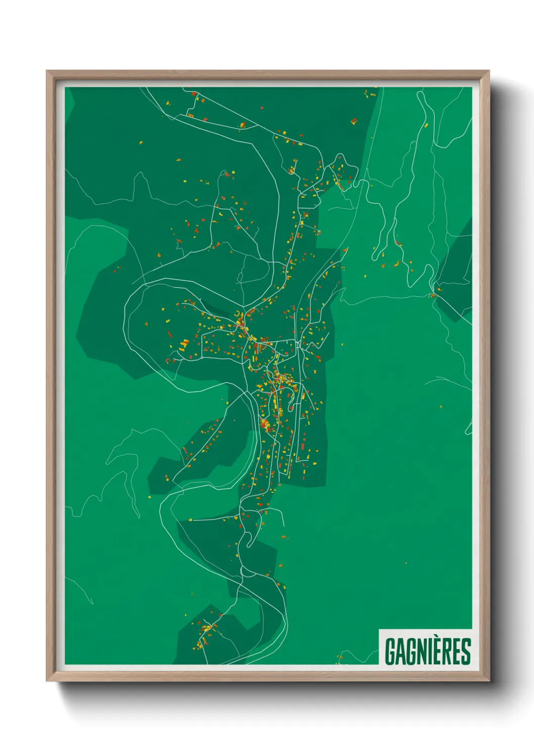 Un poster carteGagnières