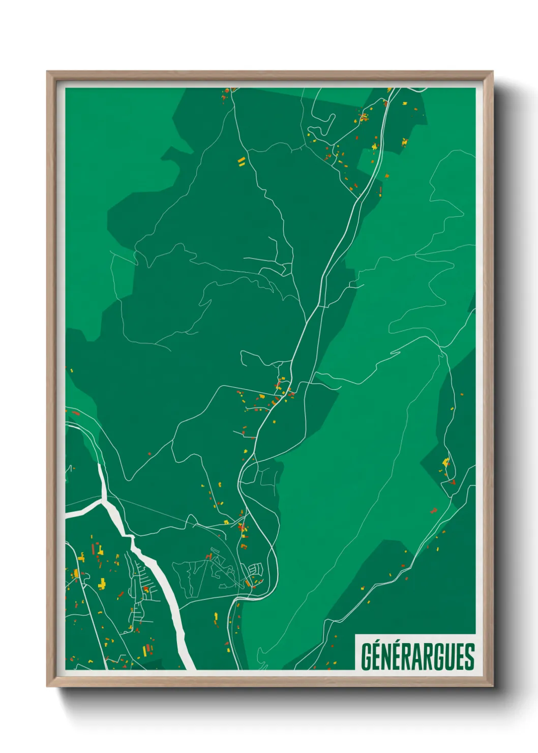 Un poster carteGénérargues