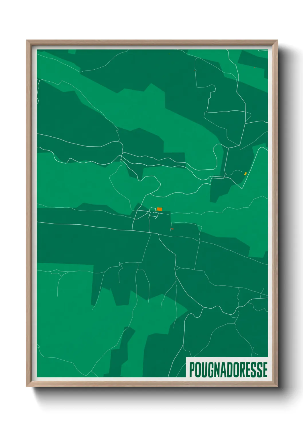 Un poster cartePougnadoresse