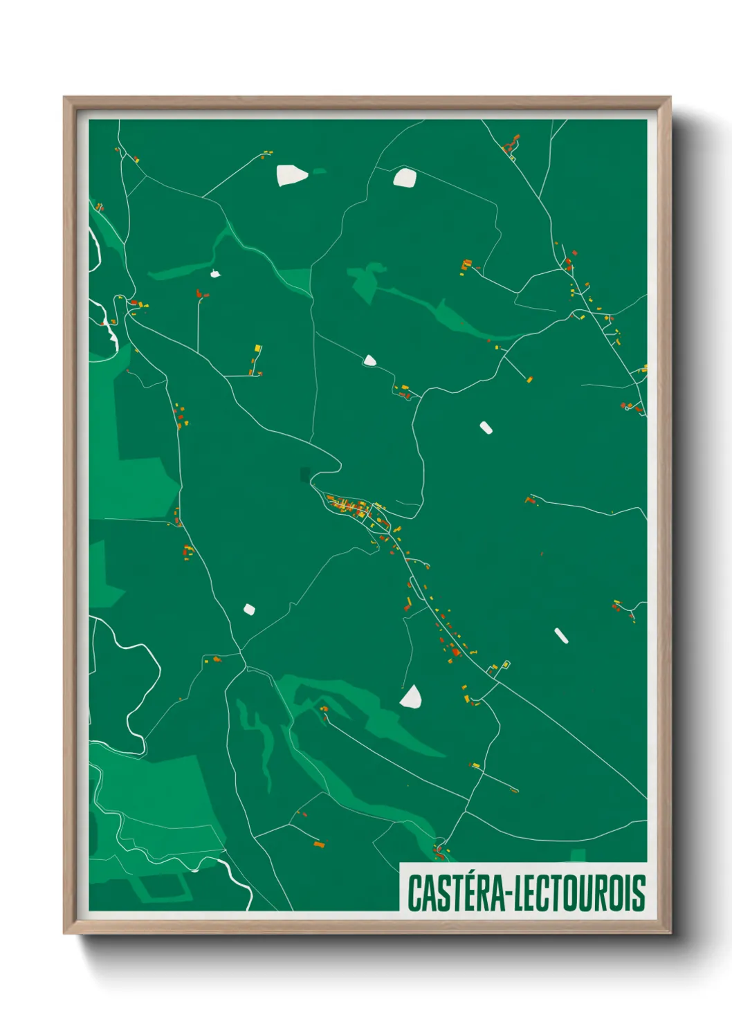 Un poster carteCastéra-Lectourois