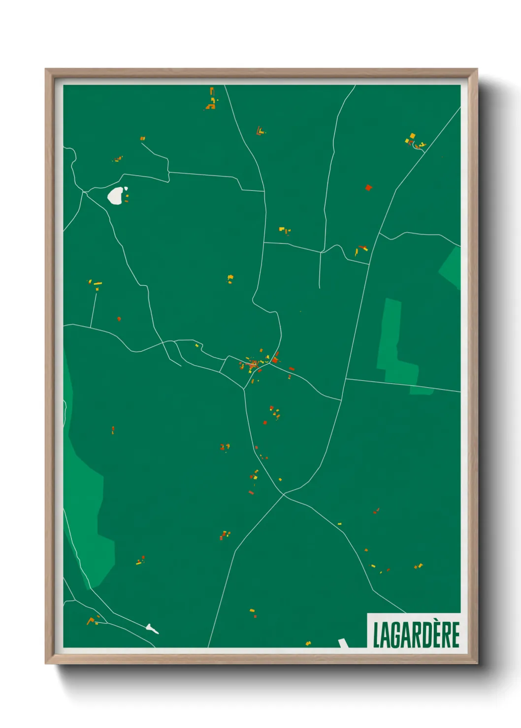 Une affiche de carte sur Lagardère