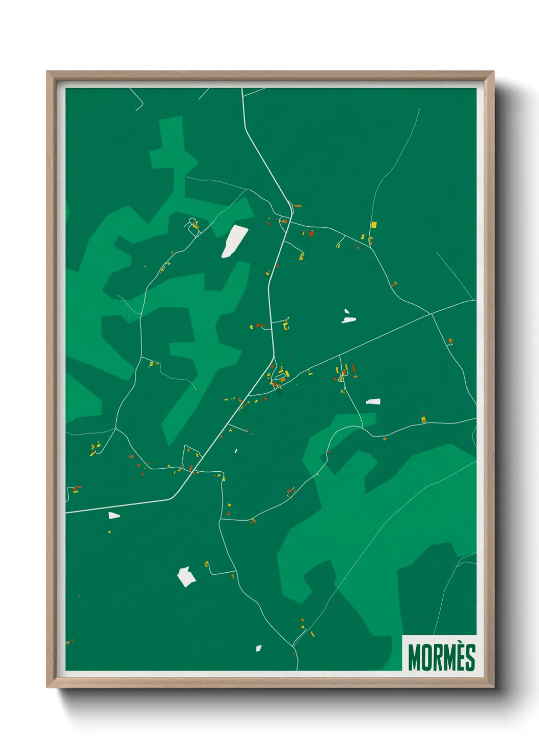 Une affiche de carte sur Mormès