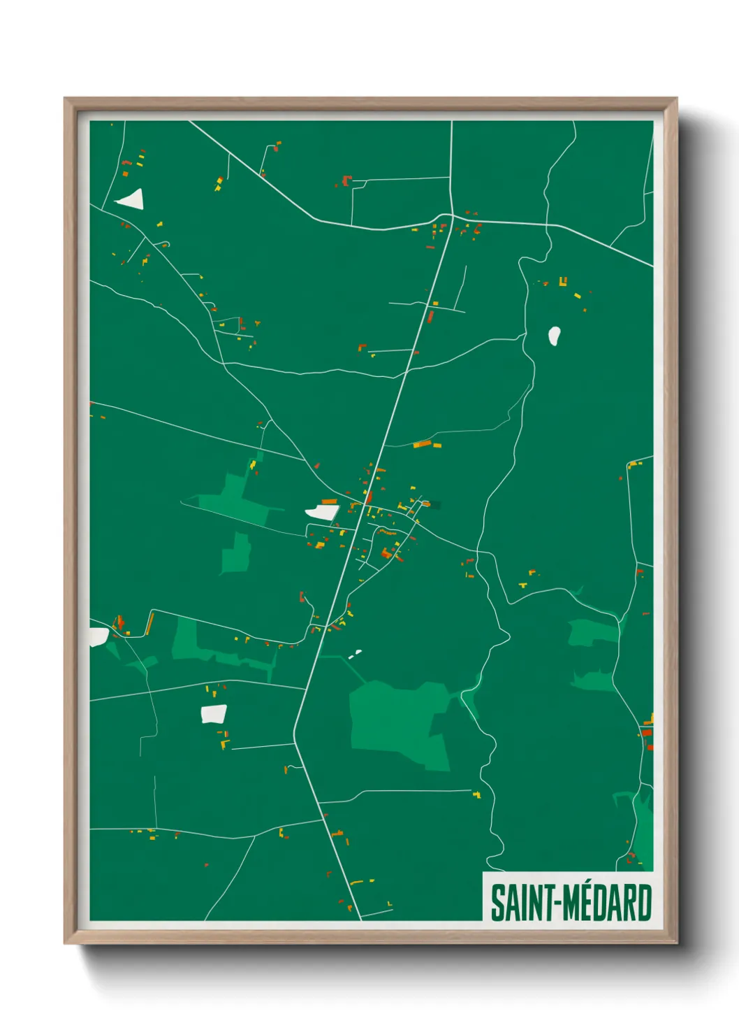 Un poster carteSaint-Médard