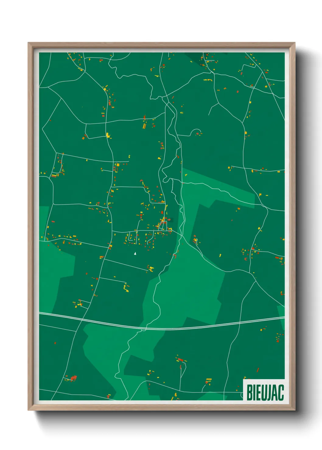 Un poster carteBieujac