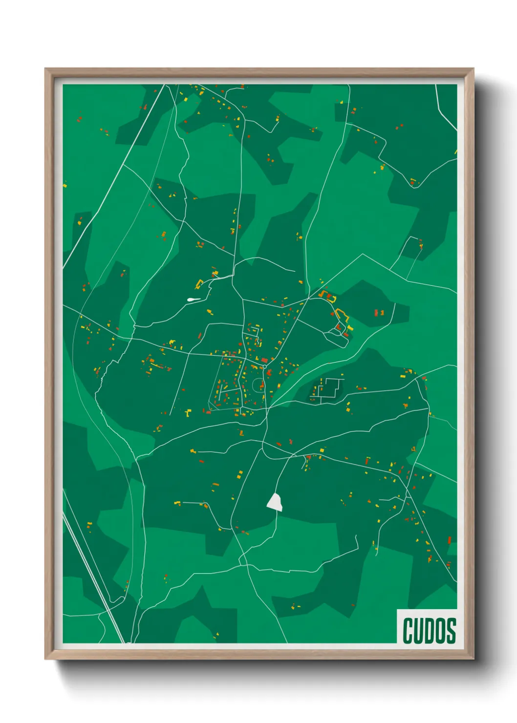 Une affiche de carte sur Cudos