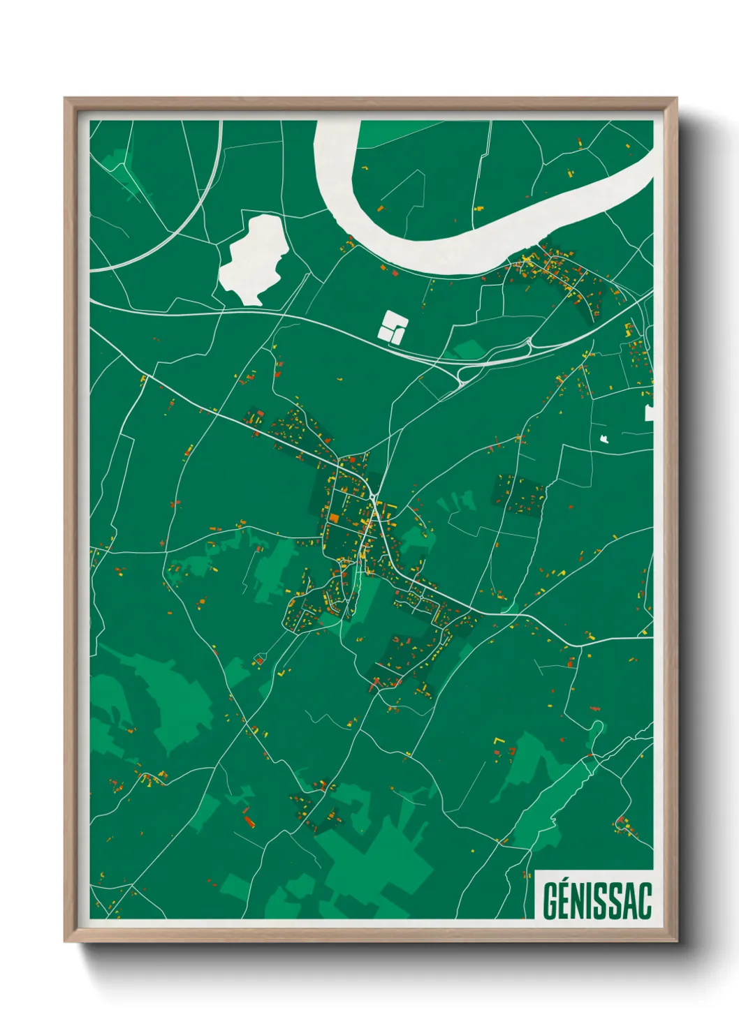 Un poster carteGénissac