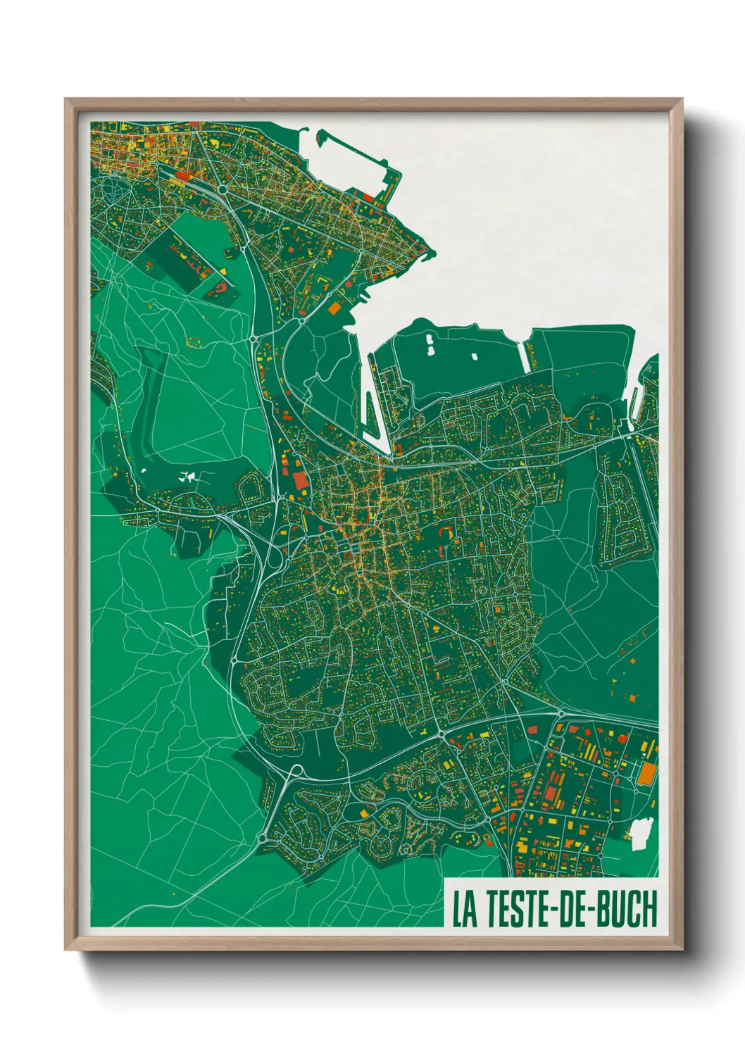 Un poster carteLa Teste-de-Buch