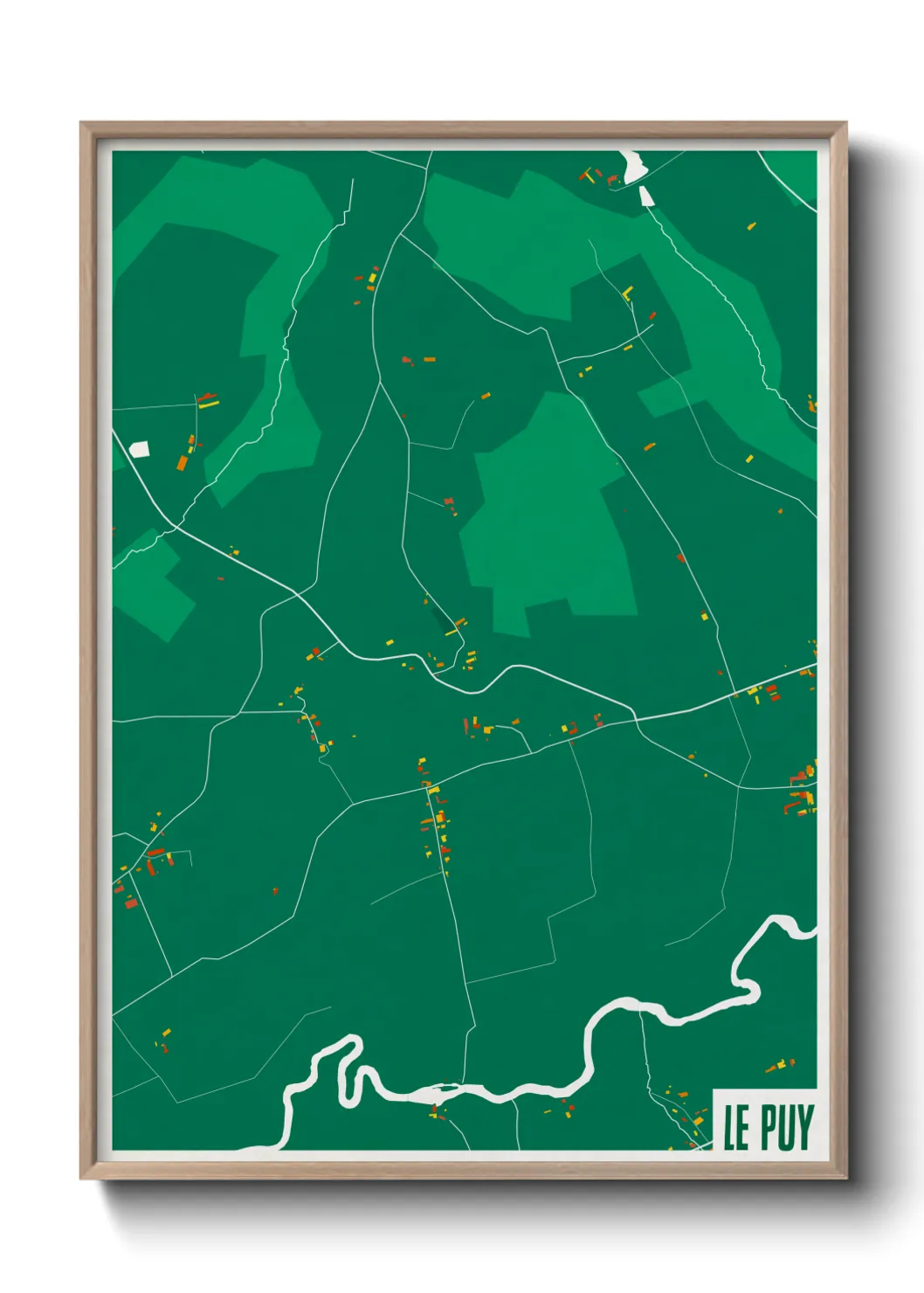 Un poster carteLe Puy