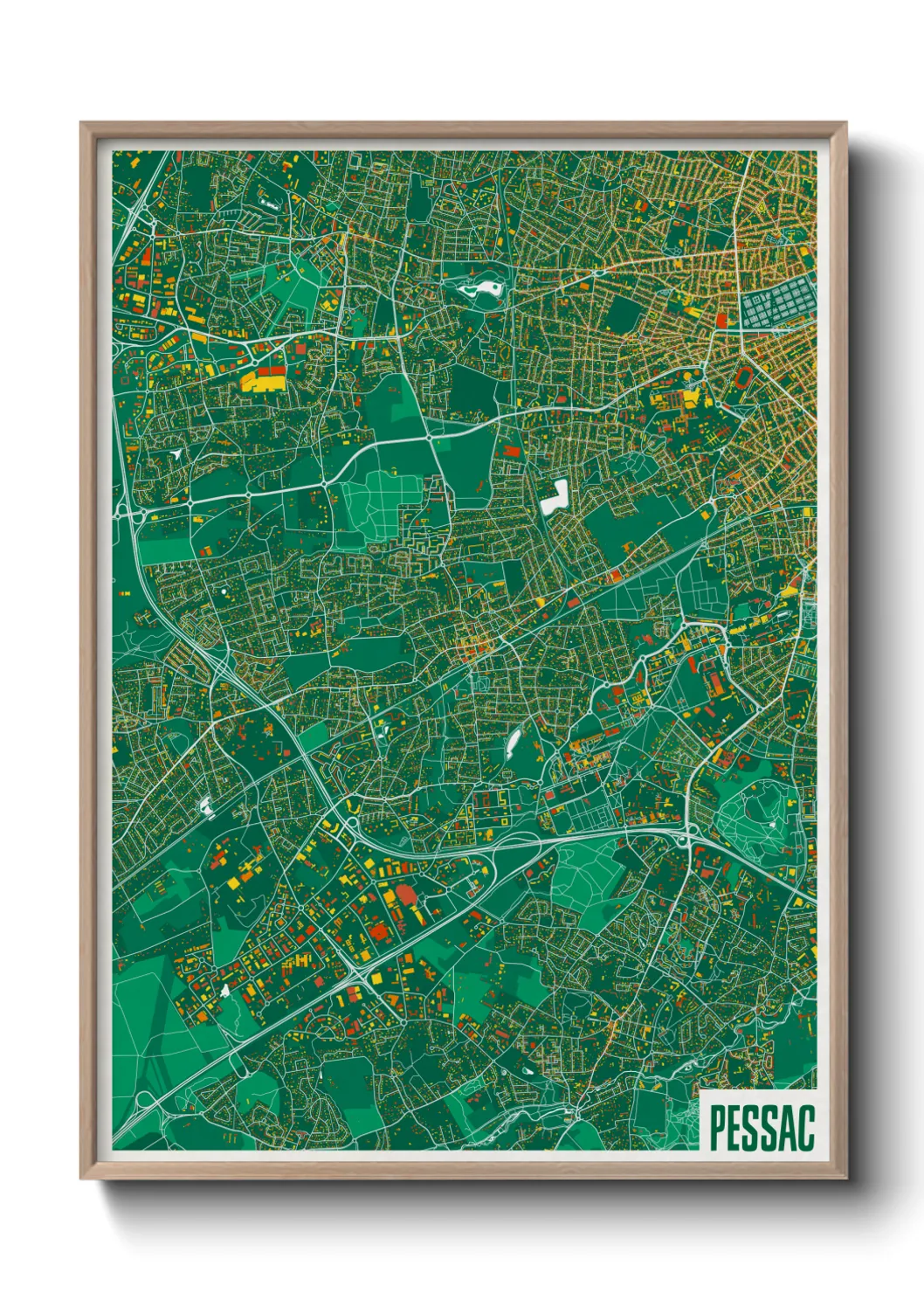 Un poster cartePessac