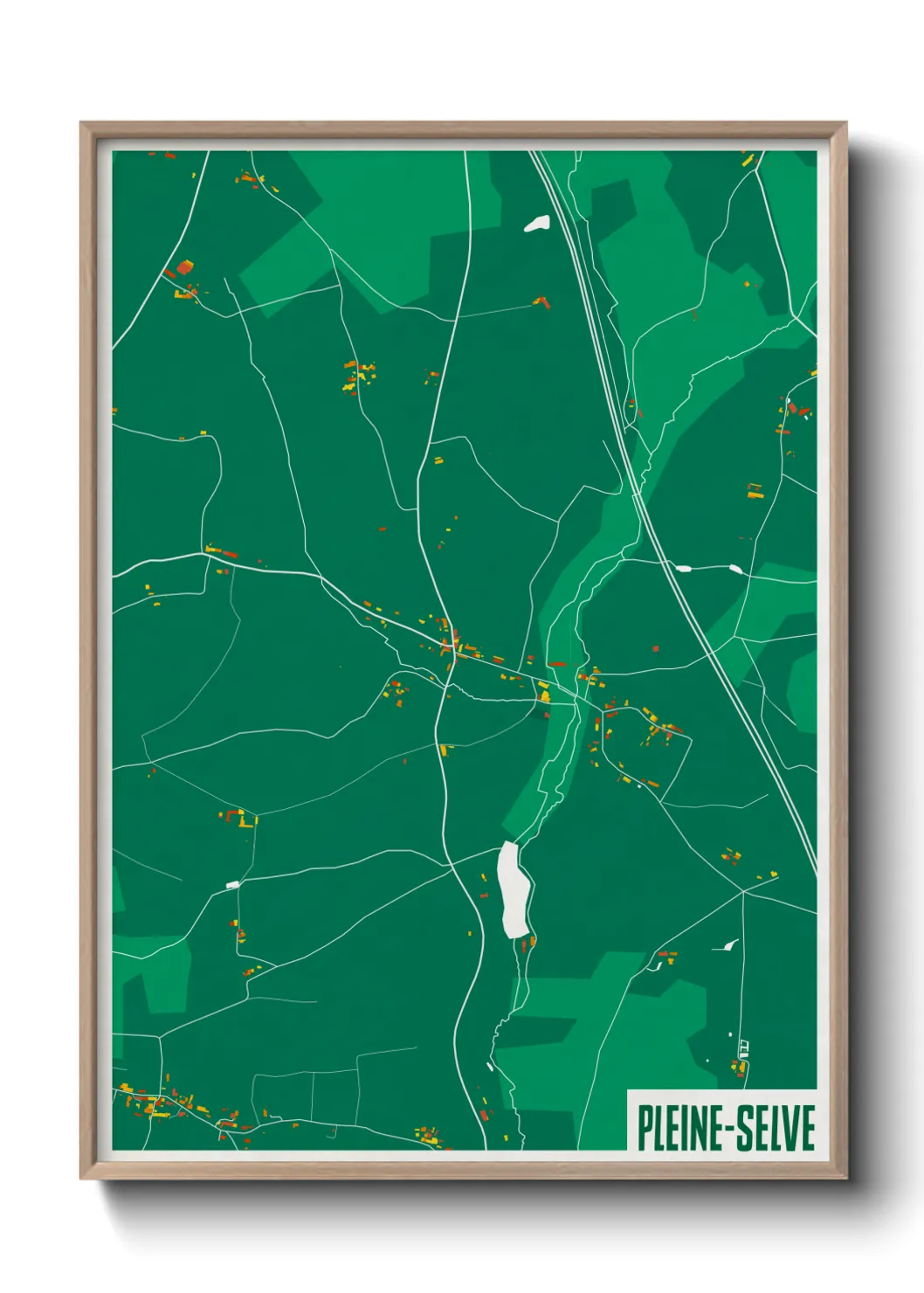 Un poster cartePleine-Selve