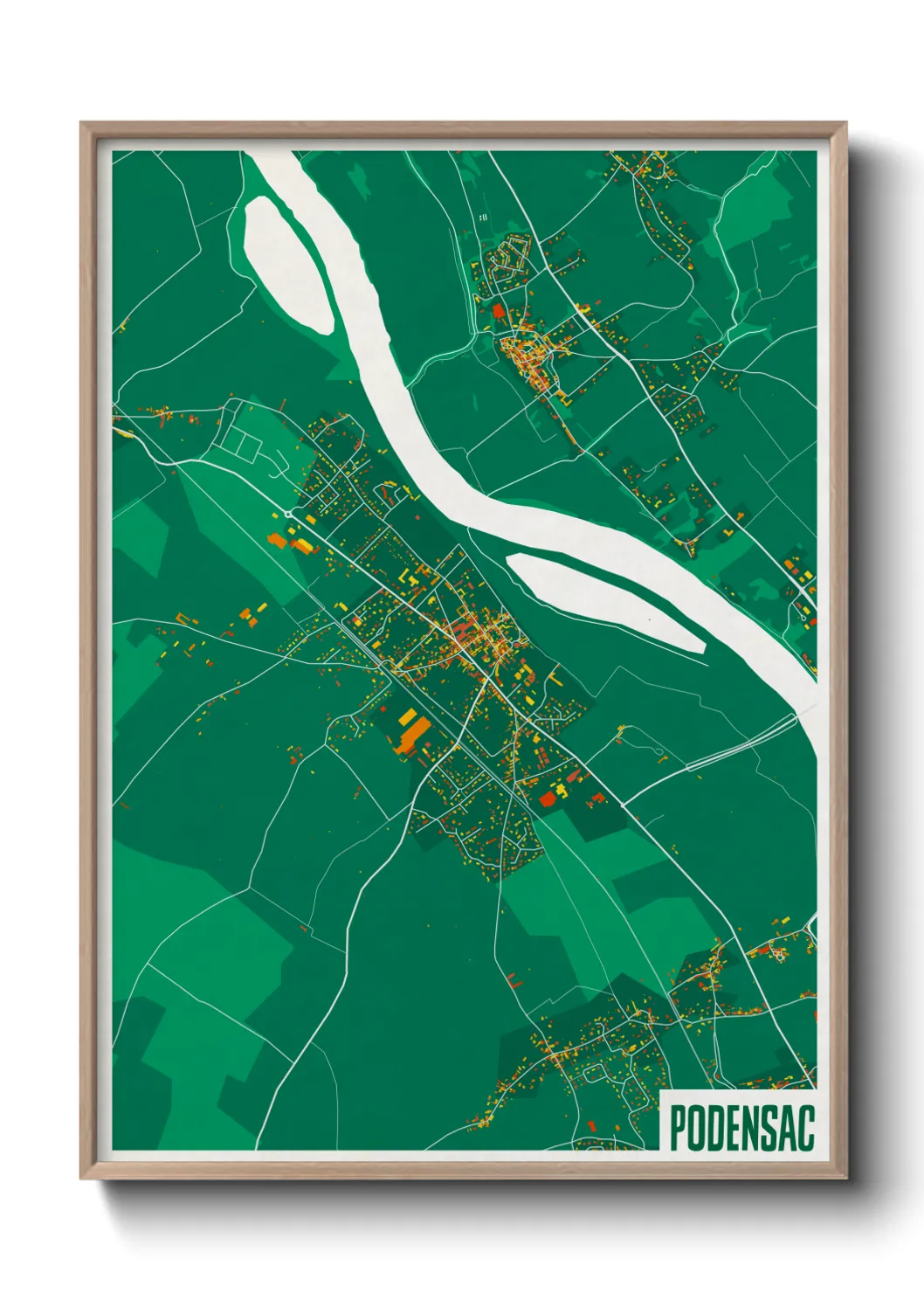 Un poster cartePodensac