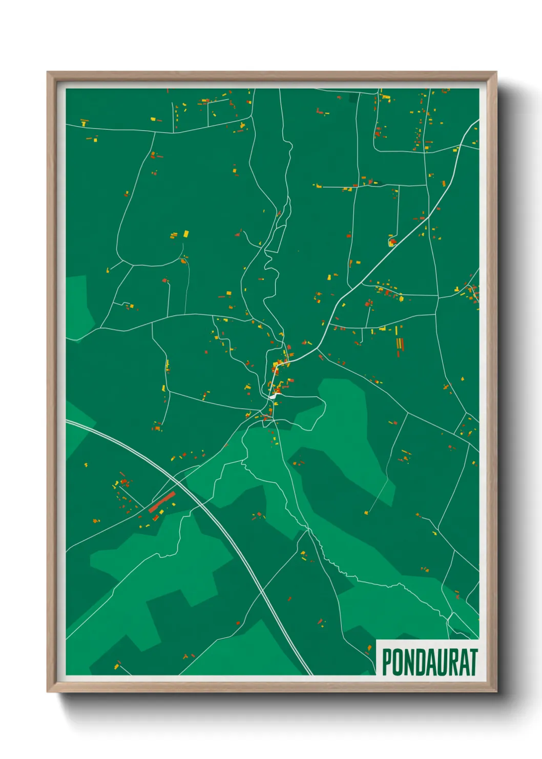 Un poster cartePondaurat