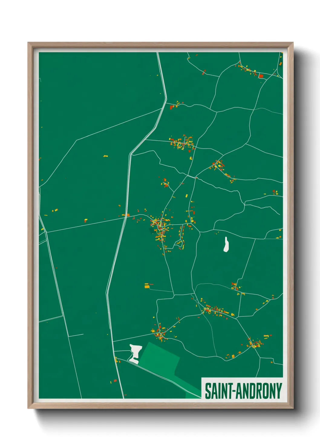 Un poster carteSaint-Androny