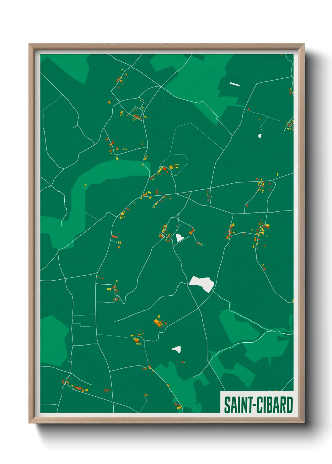 Un poster carteSaint-Cibard
