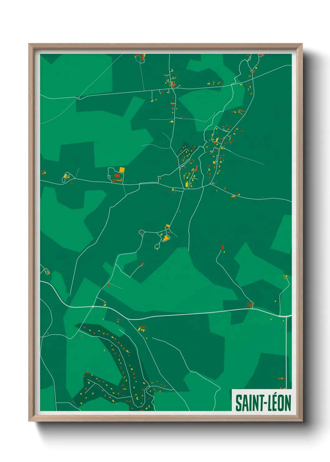 Un poster carteSaint-Léon