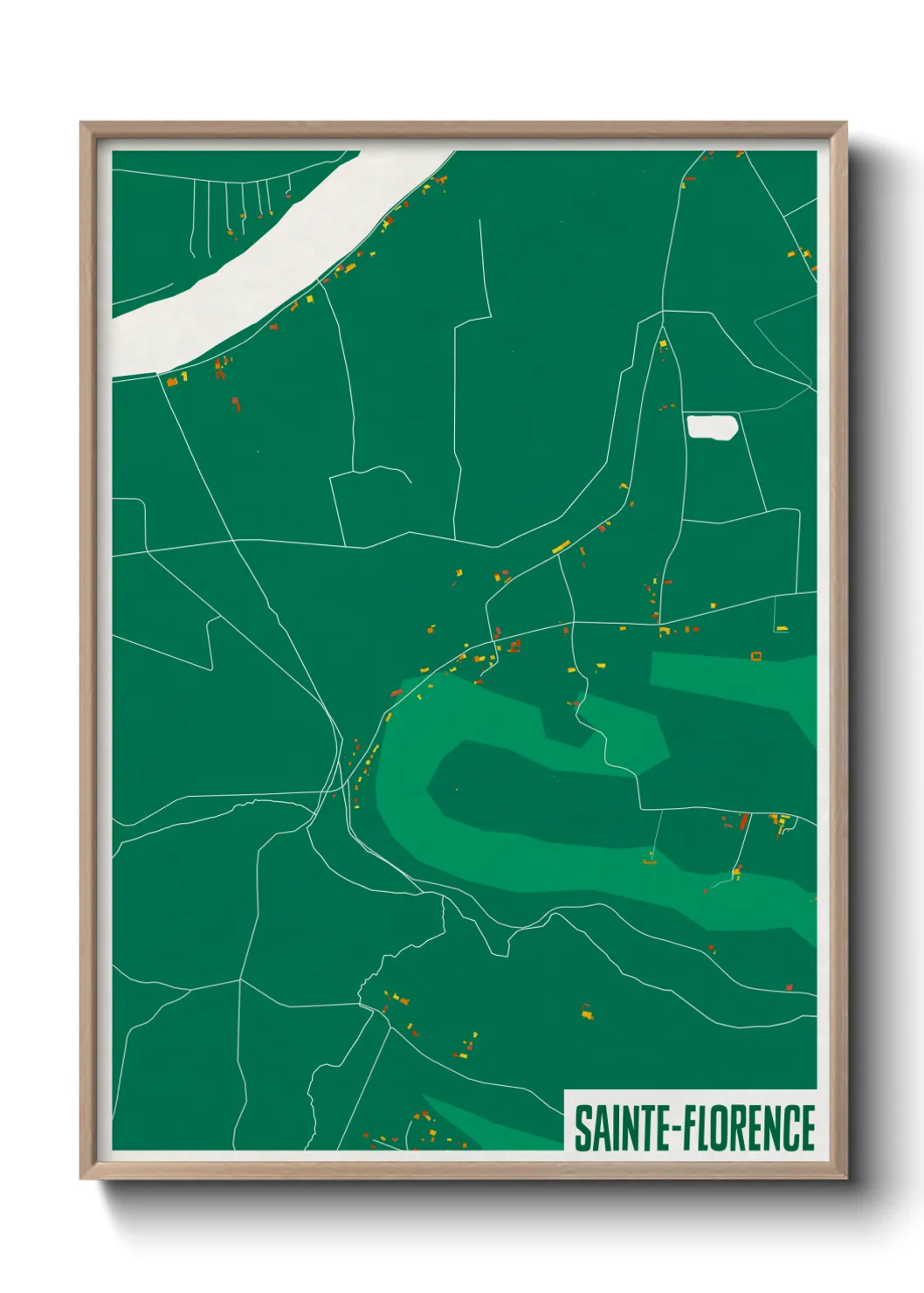 Un poster carteSainte-Florence