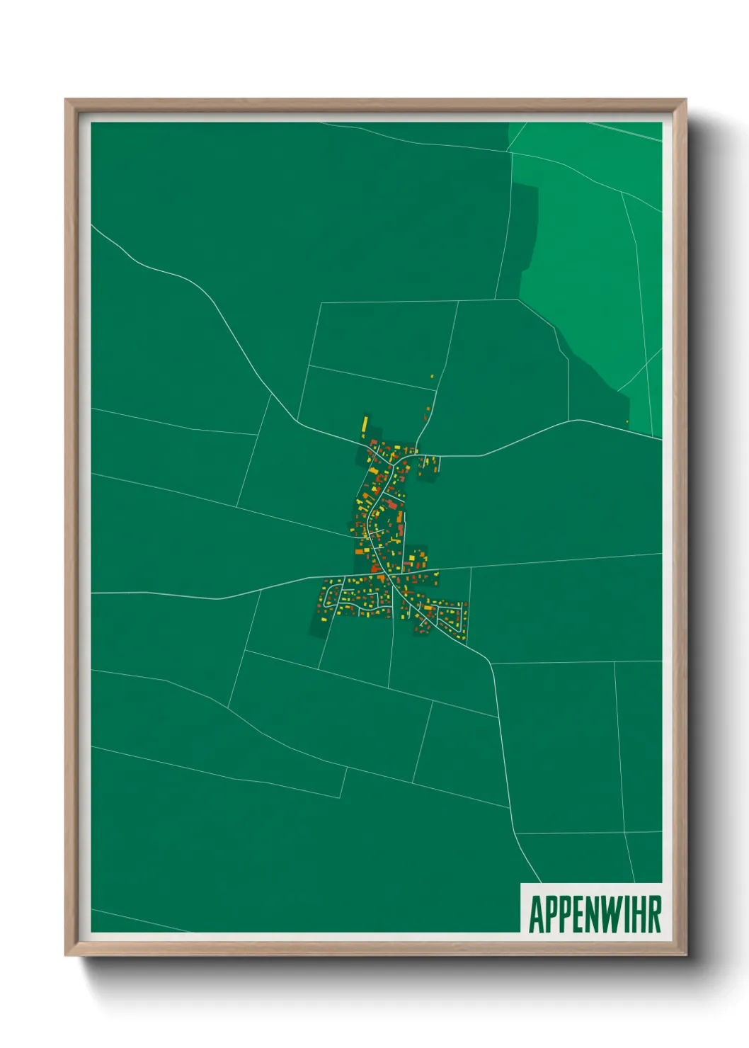 Une affiche de carte sur Appenwihr