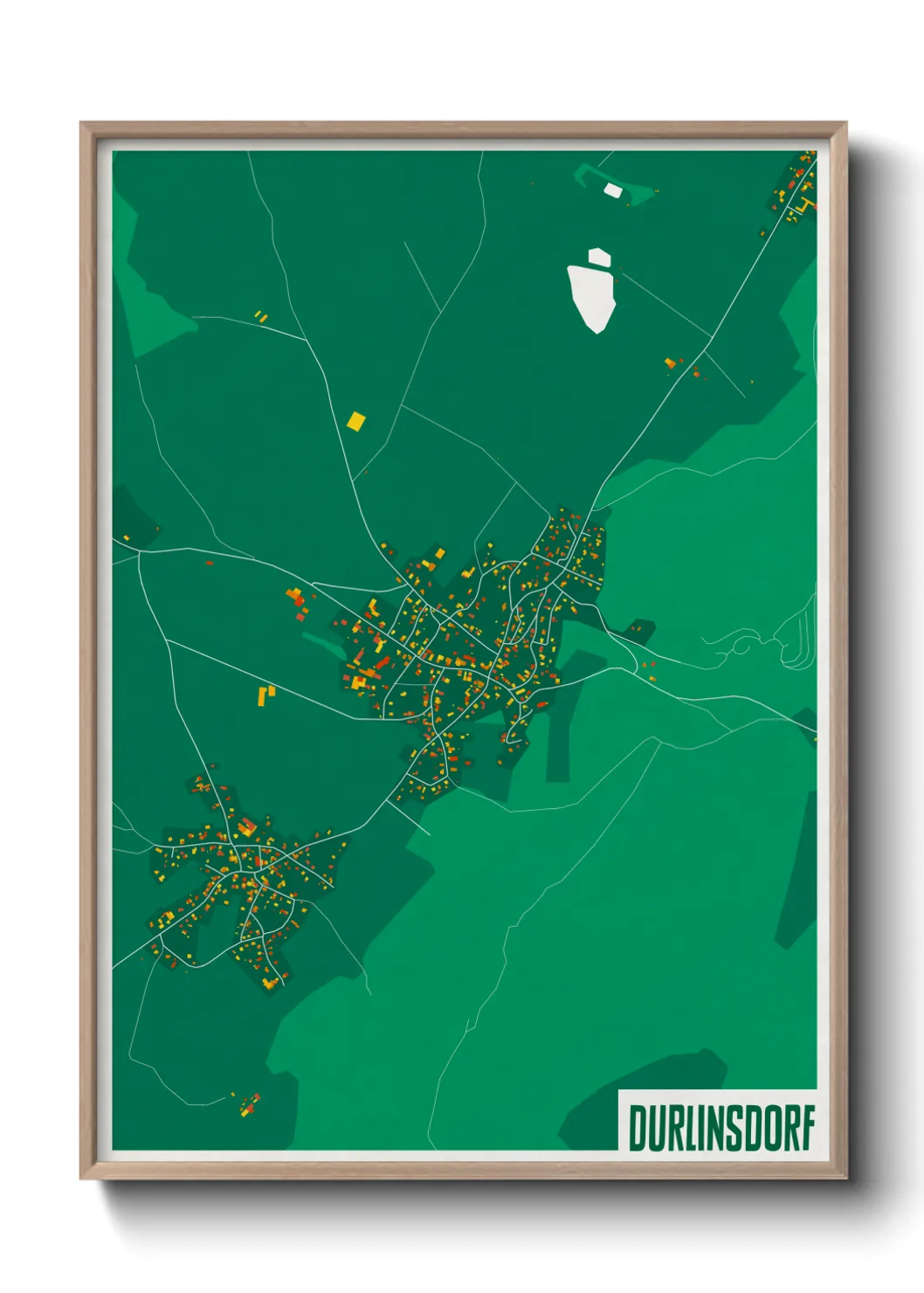 Un poster carteDurlinsdorf