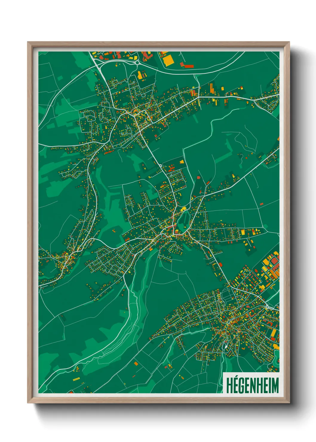 Un poster carteHégenheim