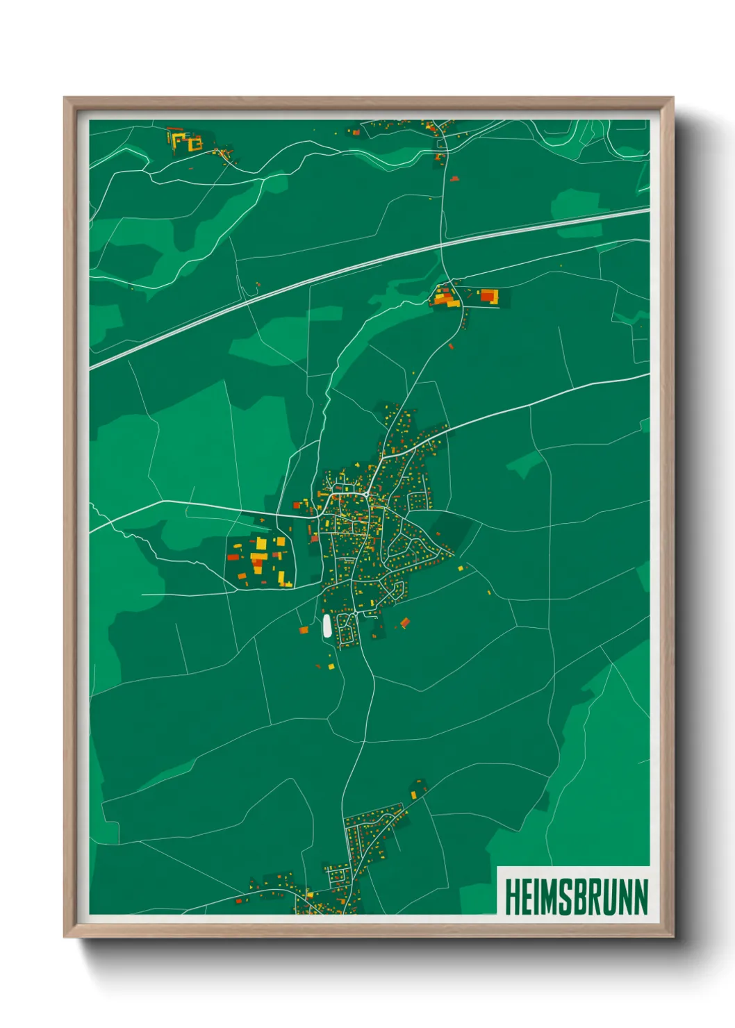 Un poster carteHeimsbrunn