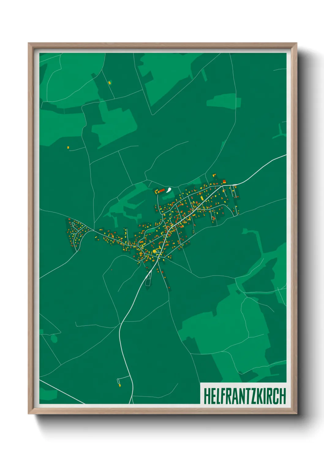 Un poster carteHelfrantzkirch