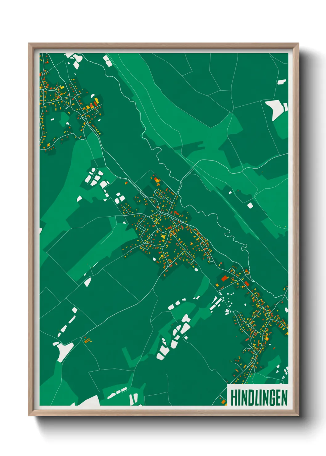 Un poster carteHindlingen