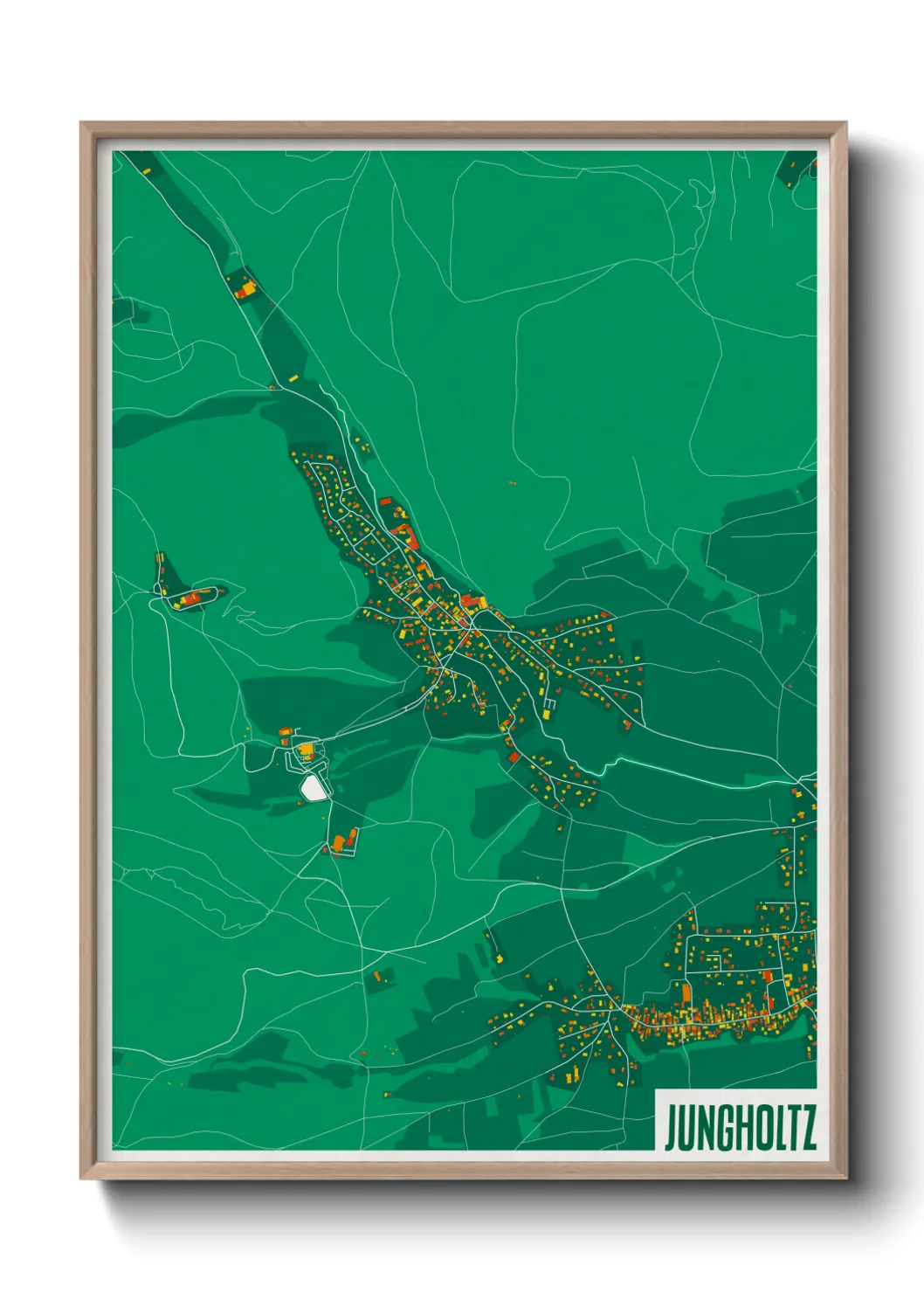 Une affiche de carte sur Jungholtz