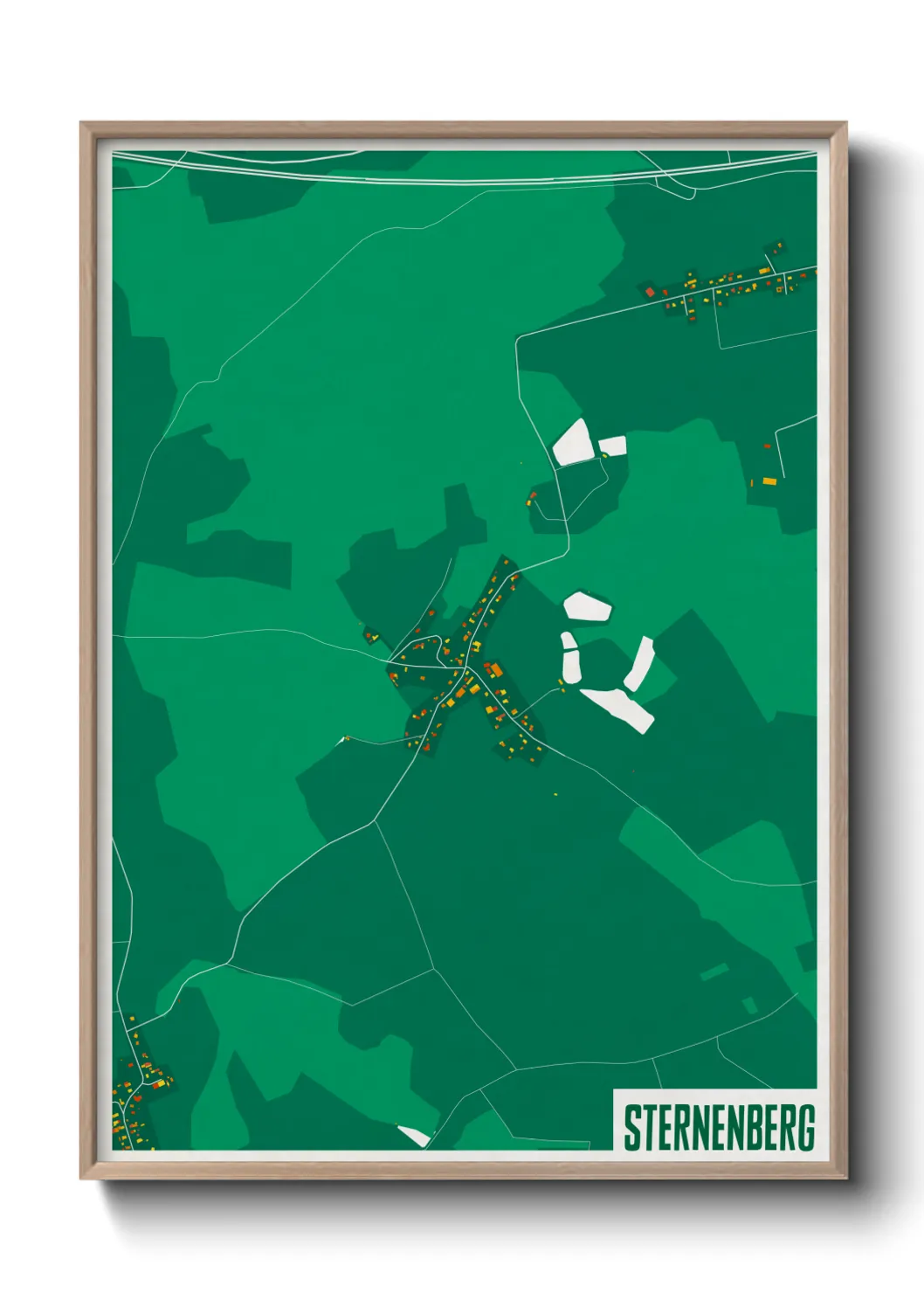 Une affiche de carte sur Sternenberg