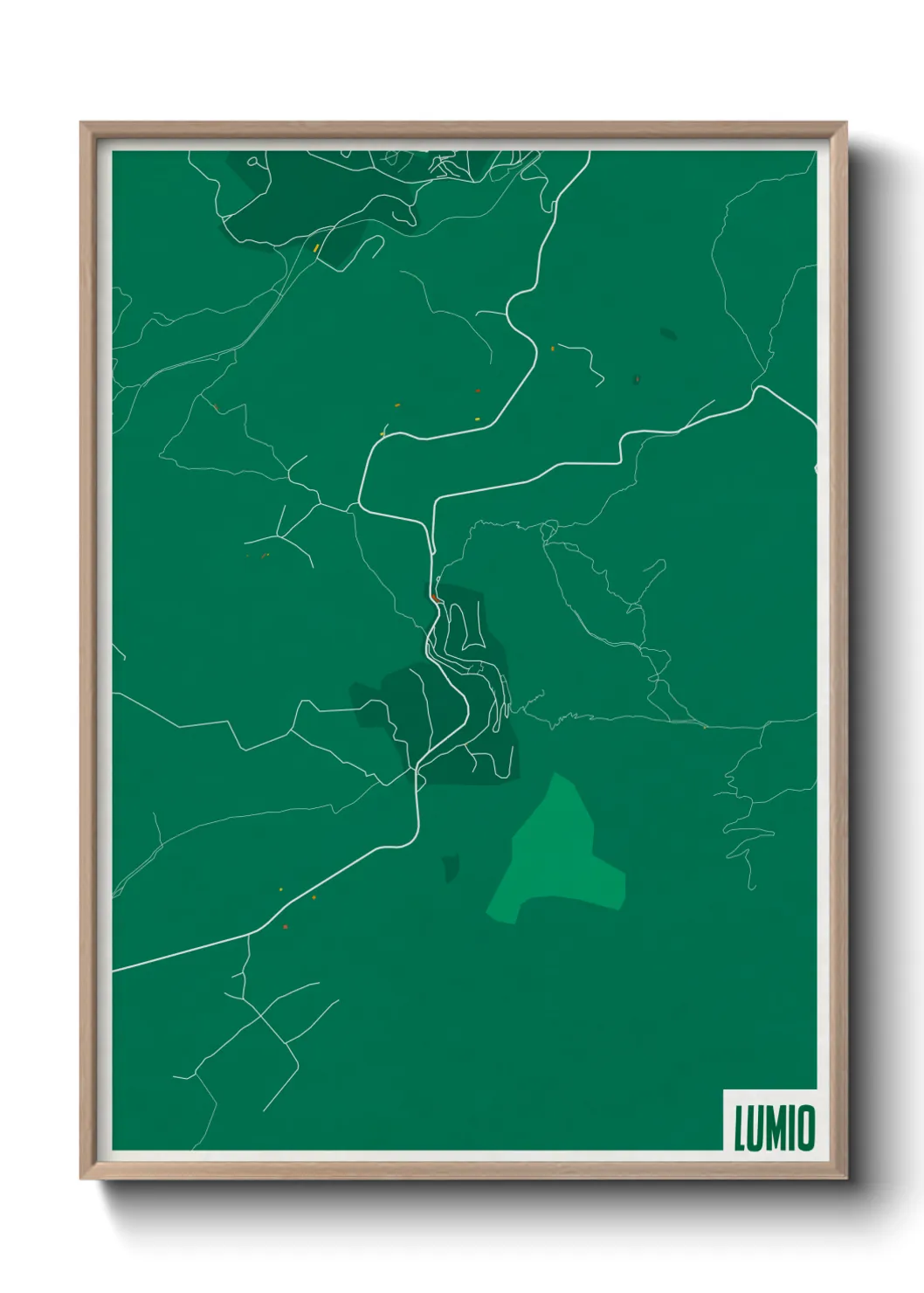 Une affiche de carte sur Lumio