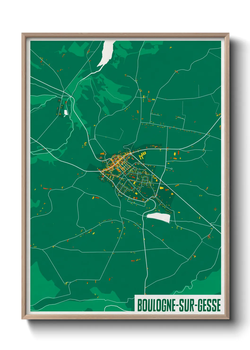 Un poster carteBoulogne-sur-Gesse