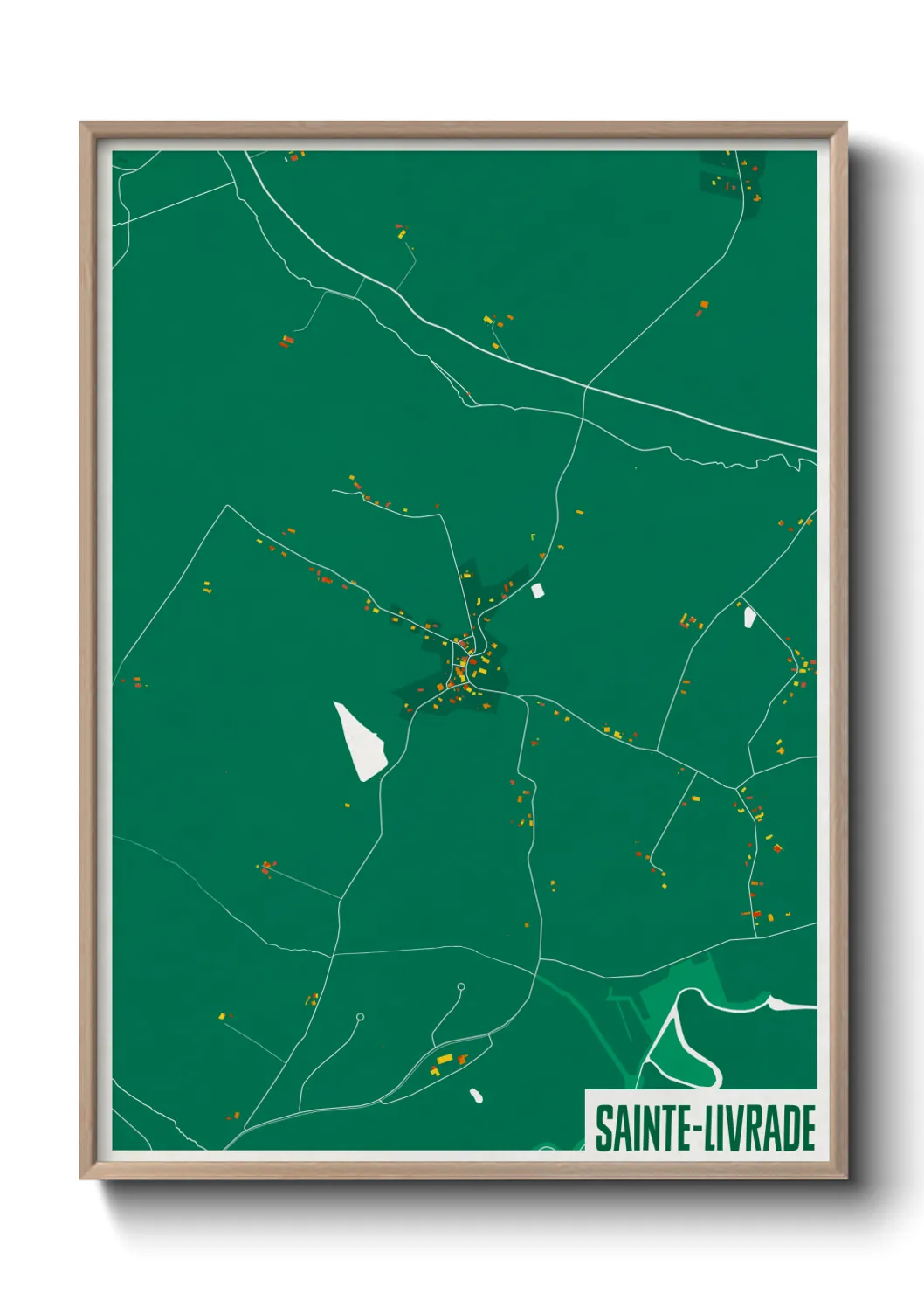 Un poster carteSainte-Livrade