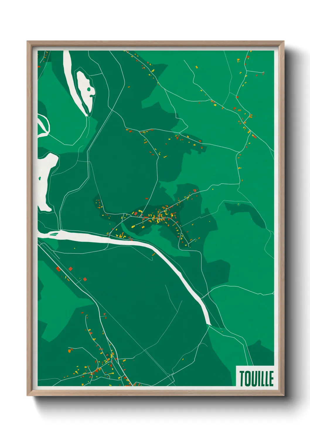 Une affiche de carte sur Touille