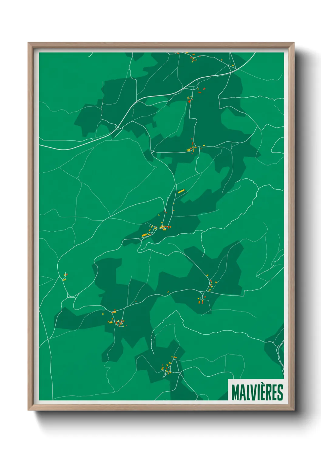 Un poster carteMalvières