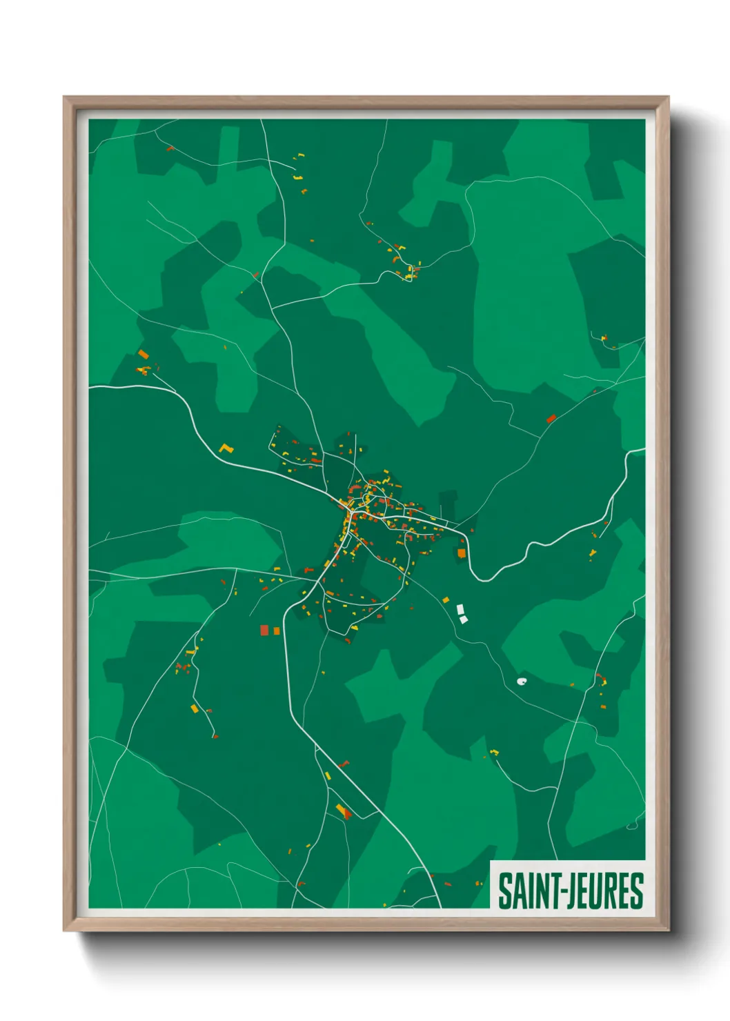 Un poster carteSaint-Jeures