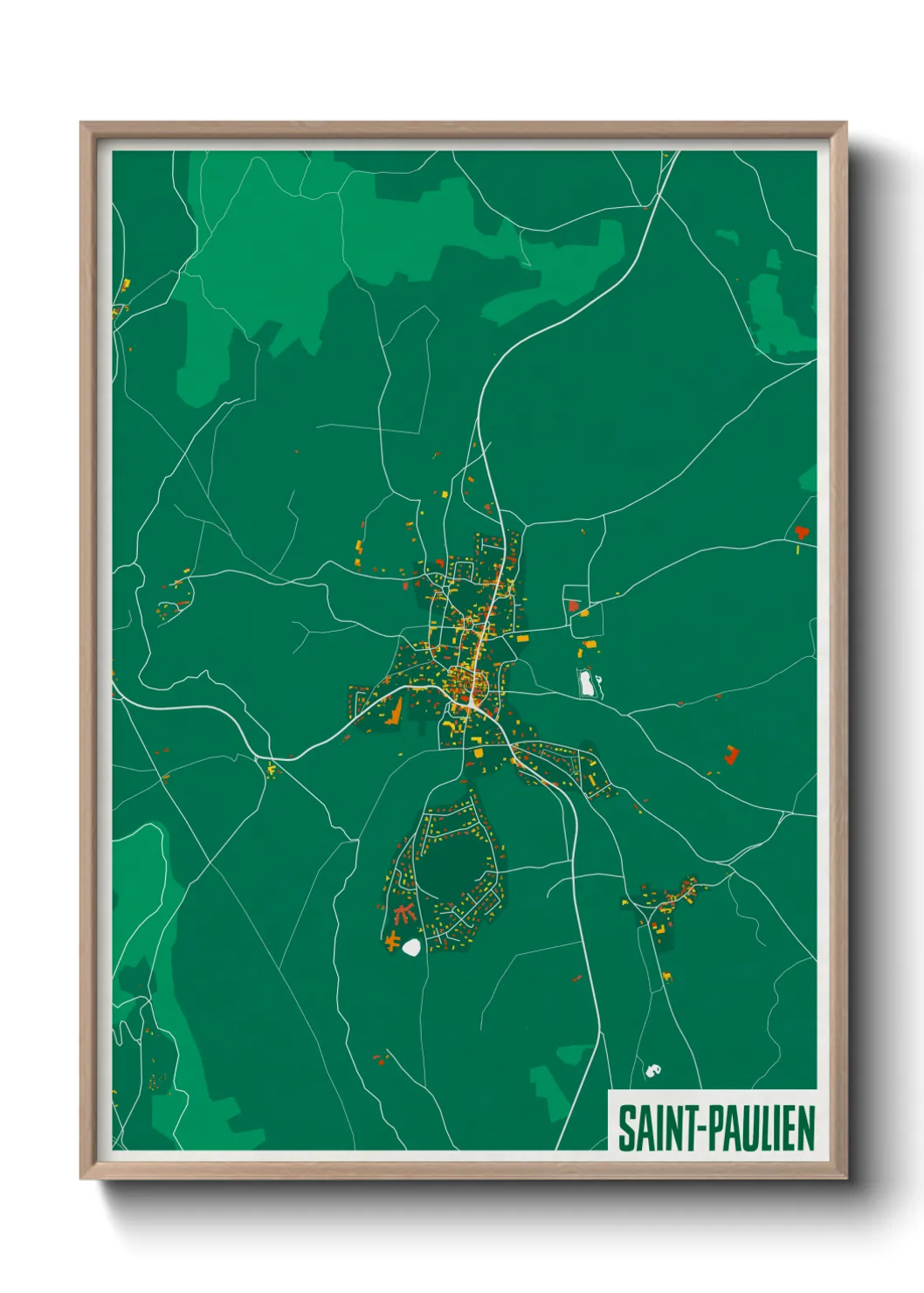 Un poster carteSaint-Paulien