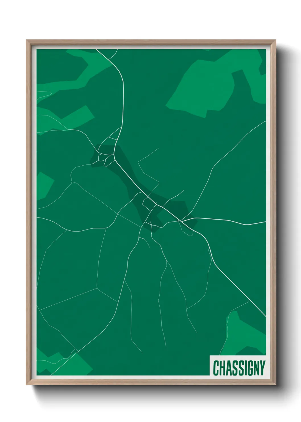 Une affiche de carte sur Chassigny