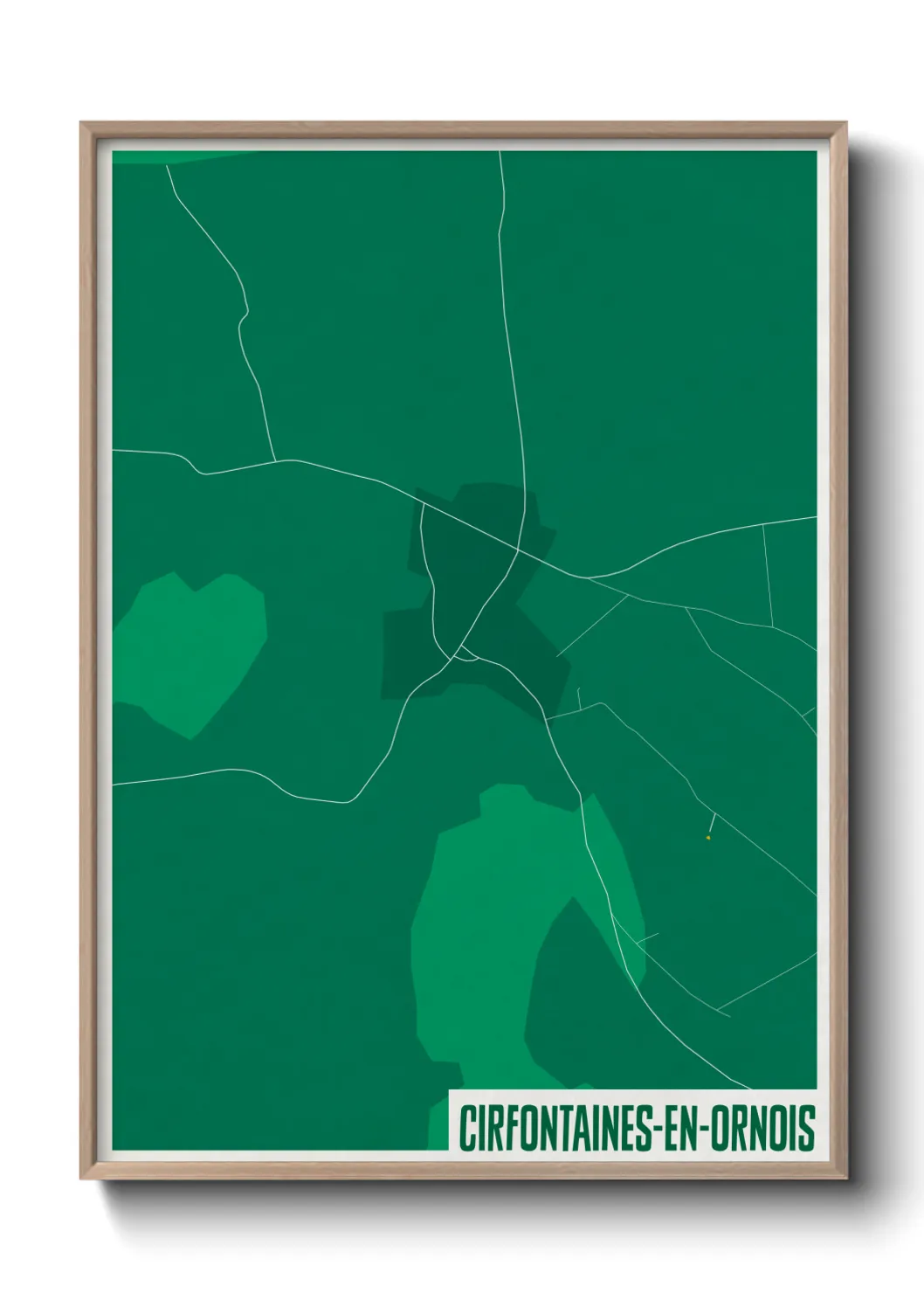 Un poster carteCirfontaines-en-Ornois