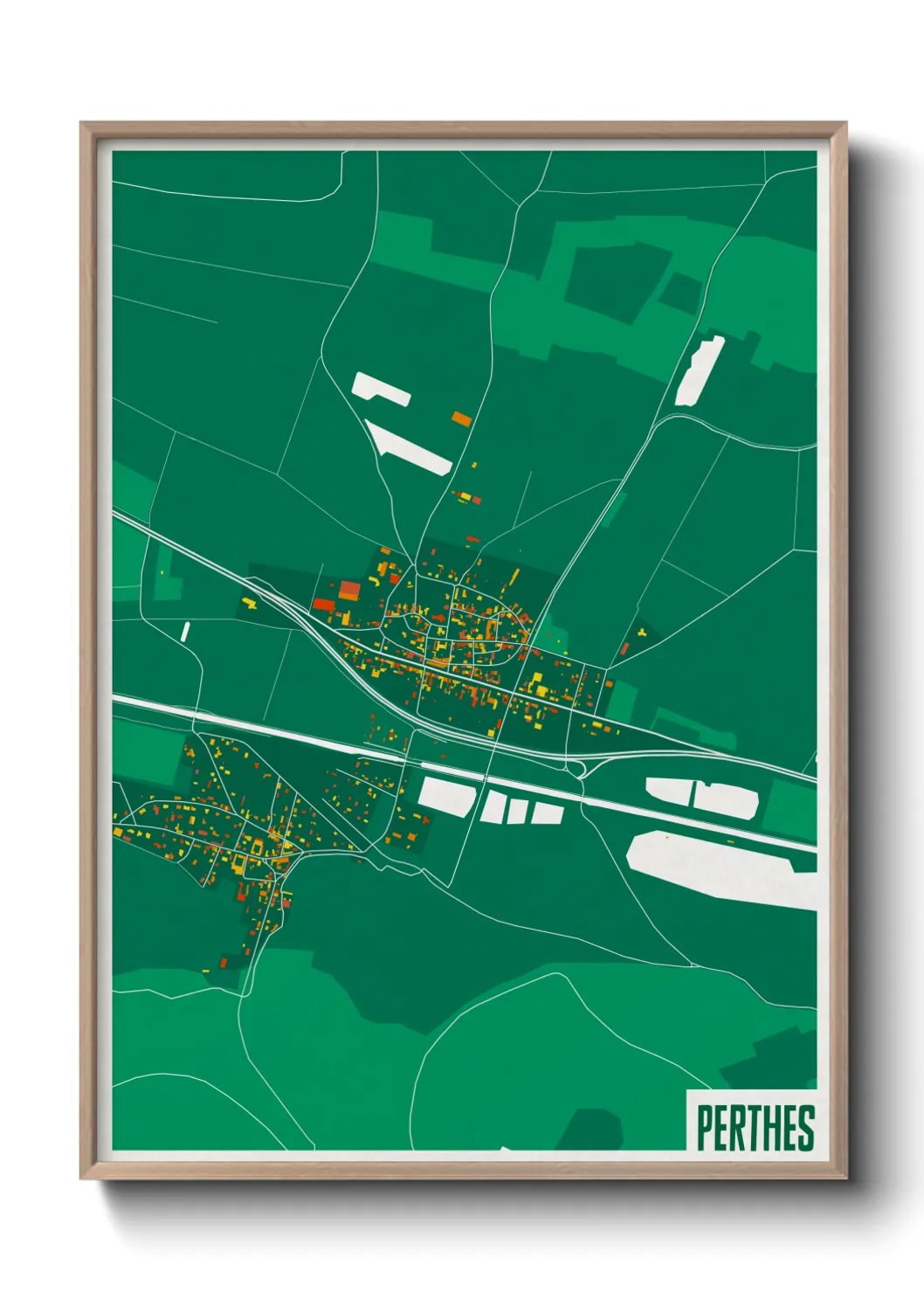 Un poster cartePerthes