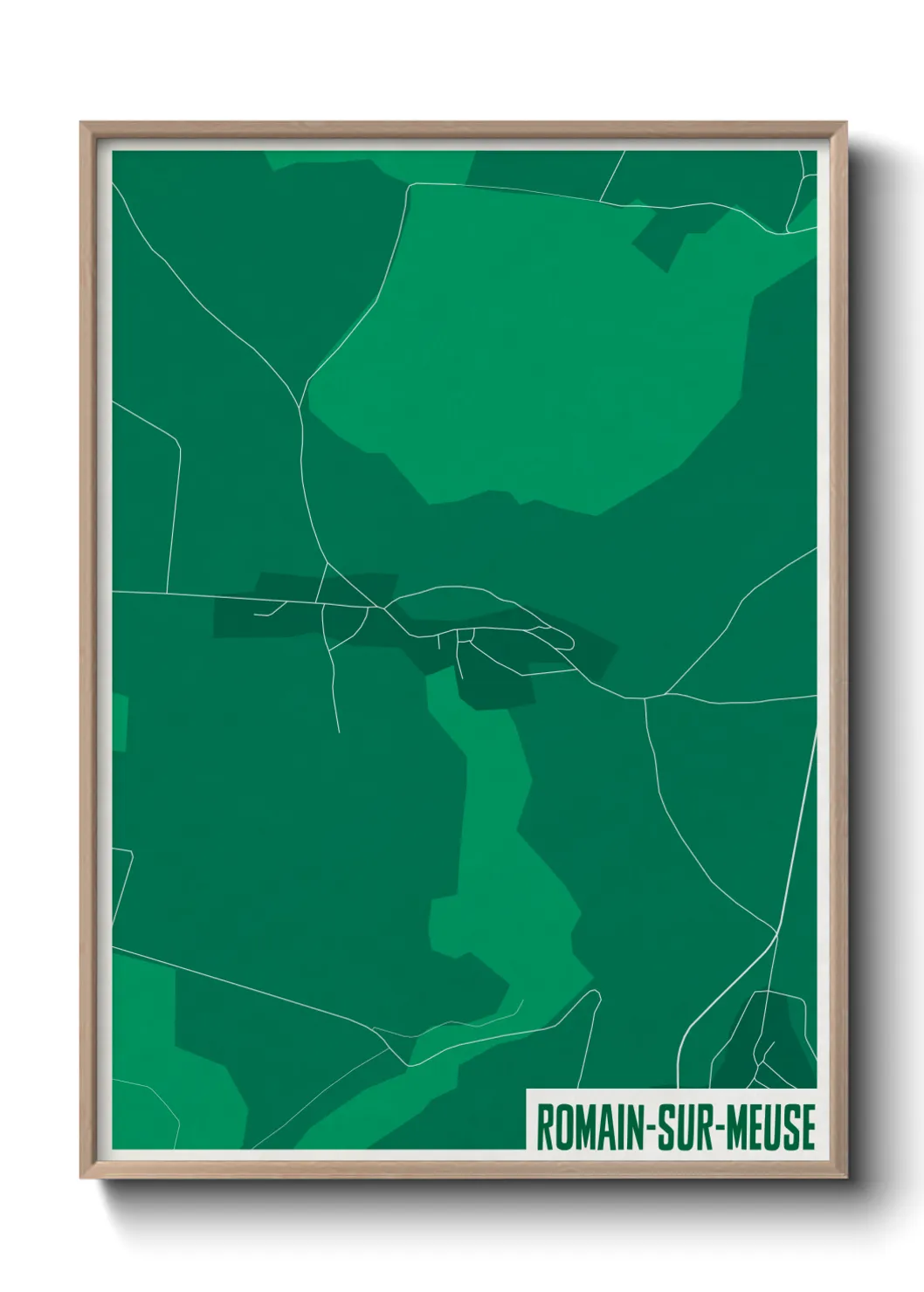 Un poster carteRomain-sur-Meuse