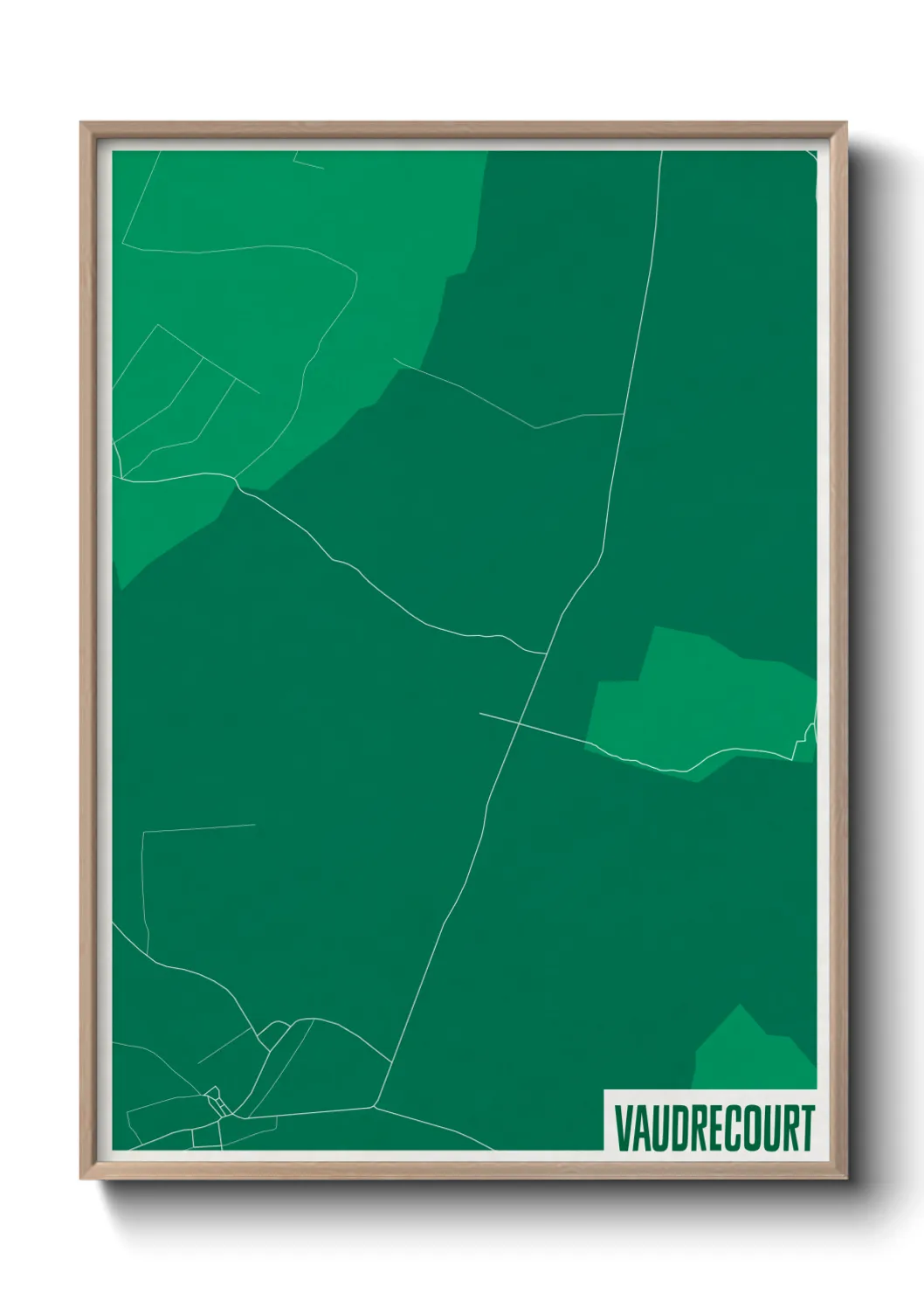 Un poster carteVaudrecourt