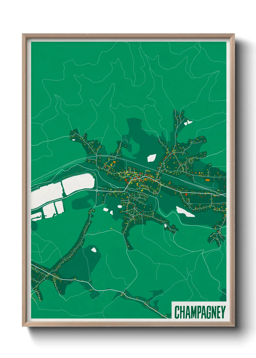 Un poster carteChampagney