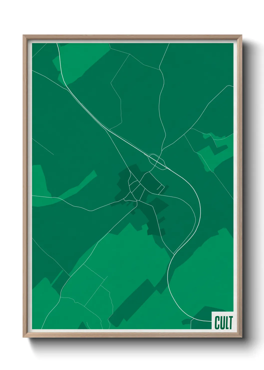 Une affiche de carte sur Cult