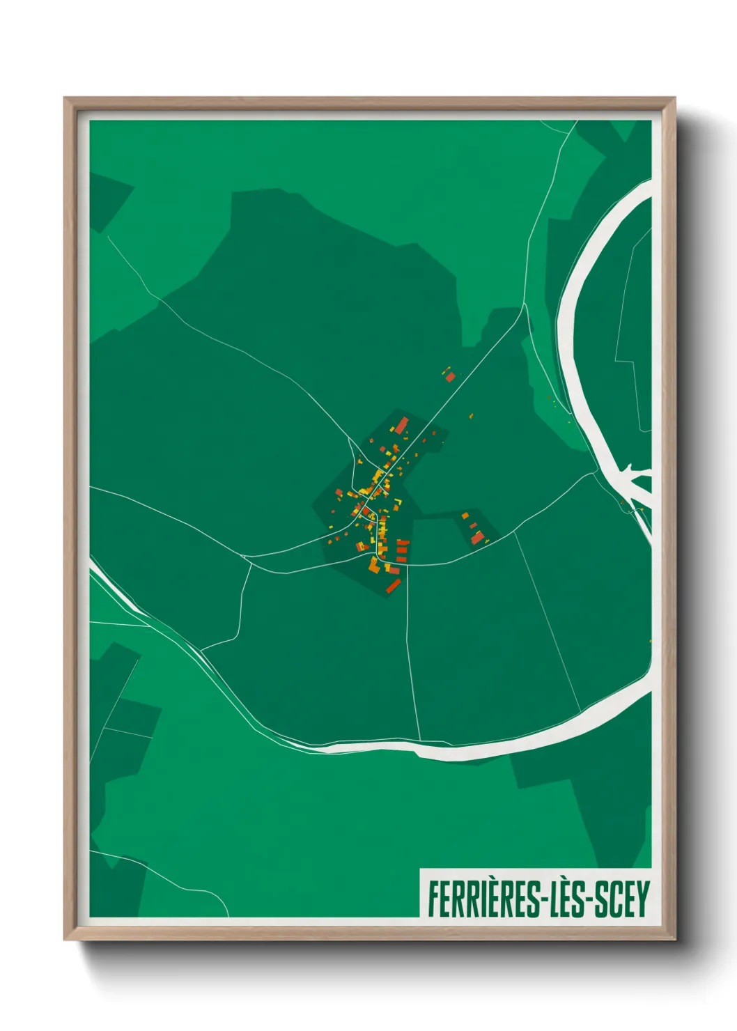 Un poster carteFerrières-lès-Scey