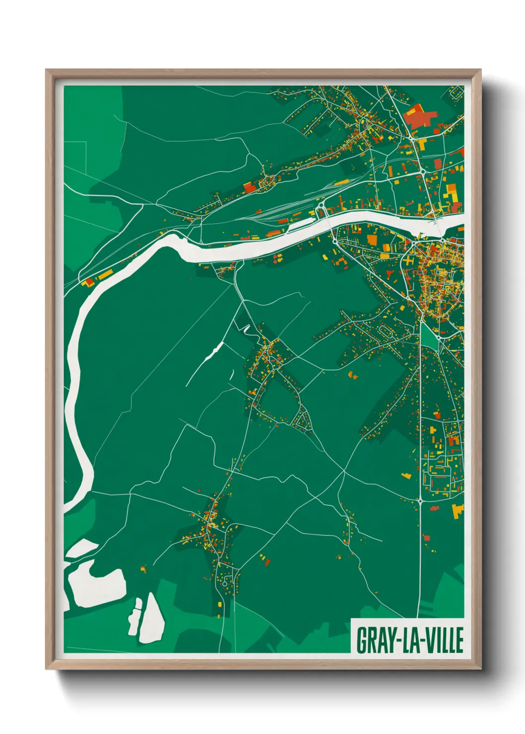 Un poster carteGray-la-Ville