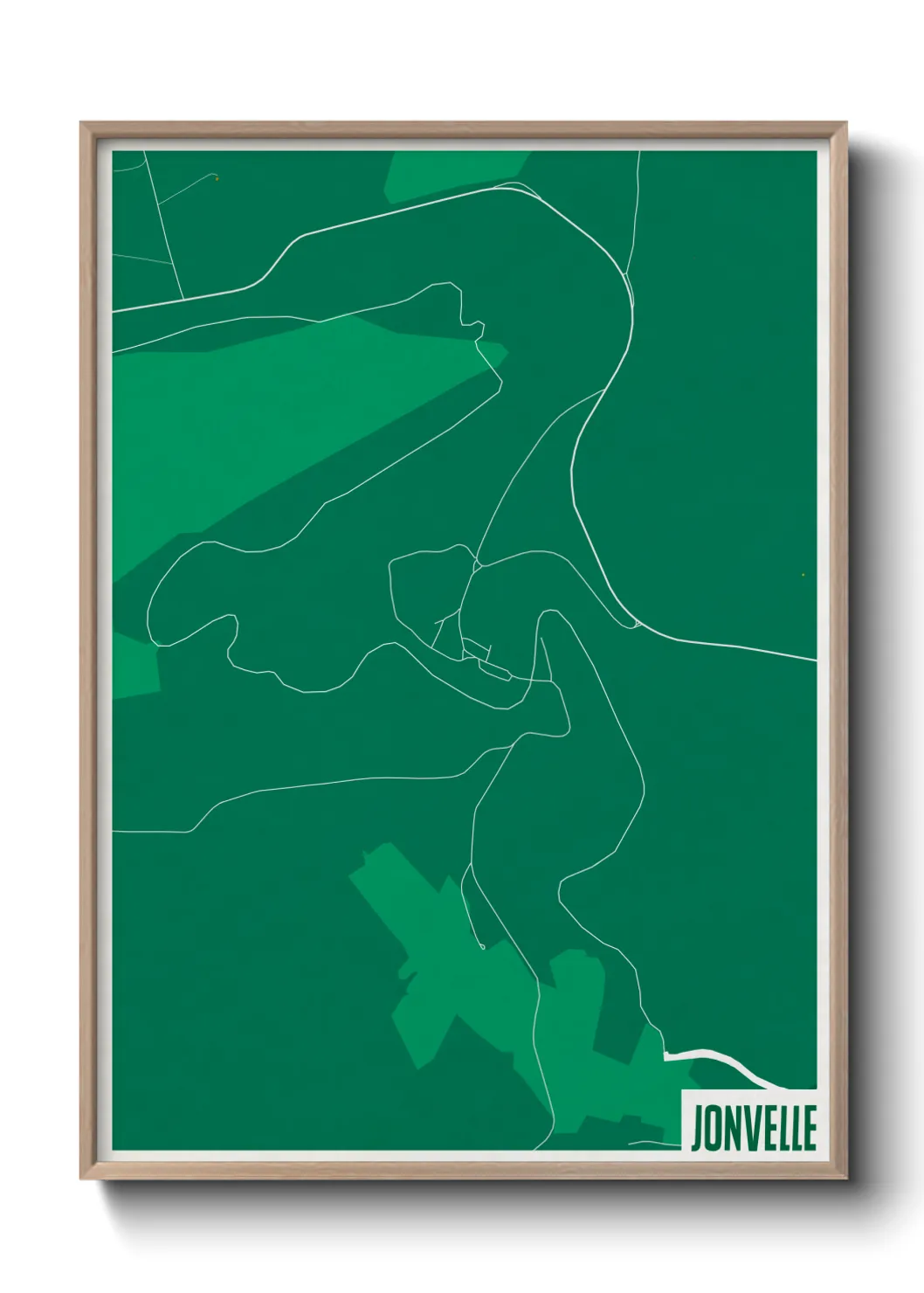 Une affiche de carte sur Jonvelle